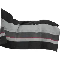 Kentucky Horsewear Horsewear - Fleece Deken - Vierkante Strepen Zwart Grijs - 140x160