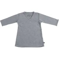 Babys Only baby jurk grijs Meisjes Katoen V-hals Effen - maat 56