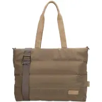 Zebra trends Puffer Shopper/Laptoptas 15'' Elske Donker Taupe