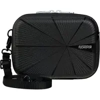 American Tourister Starvibe Cross Over black hardcase koffer crossbody dames