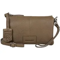 Burkely Soft Skylar Triple Pocket Zip taupe damestas polstasje