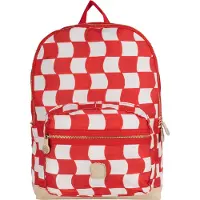 Pick & Pack rugzak Check it Out L rood/wit Jongens/Meisjes Polyester Ruit