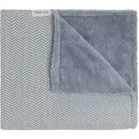 Babys Only Ledikantdeken teddy Dawn nordic blue/ecru