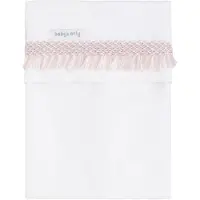 Babys Only Wieglaken gebreide bies Happiness oud roze/ecru