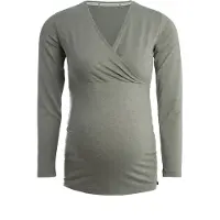 Babys Only Zwangerschapstop lange mouw Glow urban green - L - voedingsfunctie
