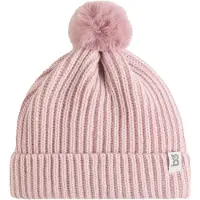 Babys Only Mutsje met pompon Cool oud roze - 3-8 jaar