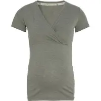 Babys Only Zwangerschaps T-shirt Glow urban green - M - Met voedingsfunctie