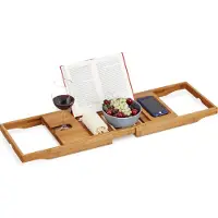 Relaxdays Verstelbare badplank (105 x 23,5 x 18 cm)