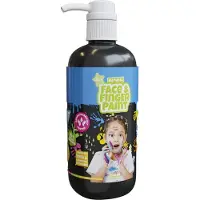Usorteret Fles met Pompje - Zwart, 1L - schmink