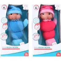 My Beautiful Dolls Room Pop Gloeiworm 28 Cm Met Licht En Geluid 2 Assorti