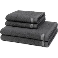 Ross Dames en Heren 2 X handdoek 2 X douchehanddoek - in set Smart