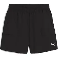 Puma Cargobroek 'WARDROBE ESS' zwart / wit