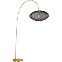 Lucide Corina 60-Light Booglamp Black