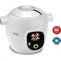 Tefal CY851130, 6 liter, chroom, wit