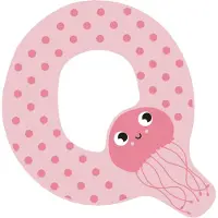 Small Foot Houten Dieren Kinderletter Q