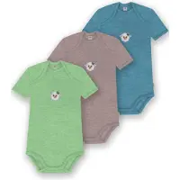 Normani Rompertje/body 'Tauranga' blauw / groen / rosa / wit