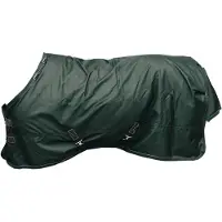 Kentucky Horsewear Horsewear - Winterdeken - 1680D - 145 cm / 6'6 - Vegan konijnenvacht - Donkergroen