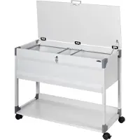 Durable Hangmappenwagen System File Trolley 100 Multi Top, grijs