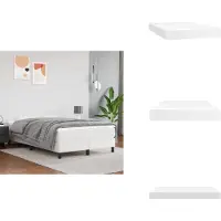 vidaXL Pocketveringmatras, wit, 120x200x20 cm, kunstleer - Matrassen