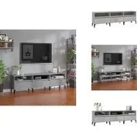 vidaXL Tv-meubel - Tv-meubels - Tv-standaard - Televisiemeubel - Tv-meubel 150x30x44,5 cm bewerkt hout betongrijs