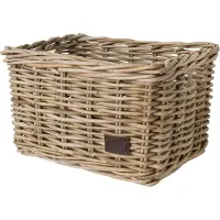 Fastrider Zeno Rotan Fietsmand - Naturel - 17L - Handgemaakt