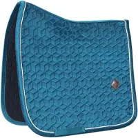 Kentucky Horsewear Horsewear - Zadeldek - Velvet - Middengroen - Zadeldek Dressuur