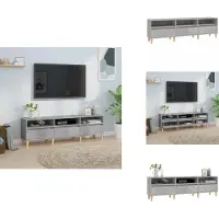 vidaXL Tv-meubel - Tv-meubels - Tv-standaard - Televisiemeubel - Tv-meubel 150x30x44,5 cm bewerkt hout betongrijs