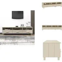 vidaXL Tv-meubel - Tv-meubelen - Tv Meubel - Tv Kast - Tv-meubel HAMAR 158x40x40 cm massief grenenhout honingbruin