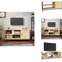 vidaXL Tv-meubel - Tv-meubelen - Tv-standaard - Televisiemeubel - Tv-meubel 100x40x45 cm bewerkt hout sonoma eikenkleurig