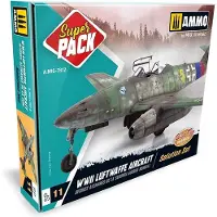 Ammo by Mig AMMO by Jimenez Modelbouwdecoratie - 7812 Super Pack Luftwaffe WWII - Solution Set Effecten set