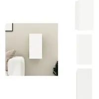 vidaXL Tv-kast - Tv-kasten - Televisiekast - Televisiekasten - Tv-meubel 30,5x30x60 cm bewerkt hout wit