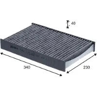 Valeo 715842 Interieurfilter