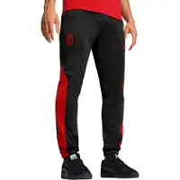 Puma AC Milan ftblNRGY+ Joggingbroek 2024-2025 Zwart Rood