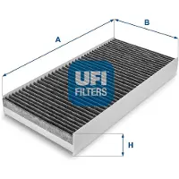 Ufi 54.160.00 Interieurfilter