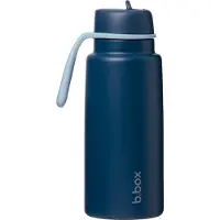 B.Box Thermos-Drinkfles en Waterfles met Fliptop 1 Liter | Drielaags Isolerend Roestvrij Staal | Houdt Drankjes tot 46 uur Koud | 1 l