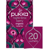 Pukka Herbs Thee Night Time Berry 20 St Instantthee