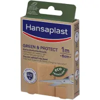 Hansaplast Green & Protect 1 m x 6 cm 1 St Pleister