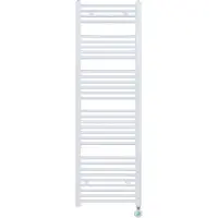Belrad Heat Round Elektrische Handdoekradiator - 180x55cm - 900W - Wit - Staal - Verwarming, Radiatoren, Elektrische Radiatoren - 5404029155577