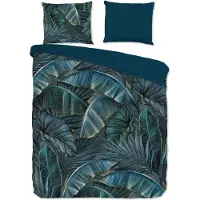 Pure dekbedovertrek Joost - blauw - microvezel - lits-jumeaux (240x220 + 2st. 60x70 cm)