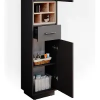 Vicco Beatrice Badkamerkast – 38 x 190 cm Antraciet