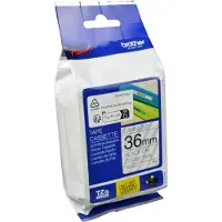 Brother Tape TZe-161 Zwart op transparant (36 mm)