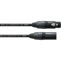 Cordial CPM 15 FM XLR Verbindingskabel [1x XLR-bus - 1x XLR-stekker] 15.00 m Zwart