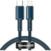 Baseus High Density Braided Cable Type-C to Lightning, PD, 20W, 2m (blue)