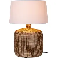 Lucide AMBALA - Tafellamp - Ø 45 cm - 1xE27 - Naturel - Premium