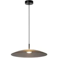 Lucide MENGA - Hanglamp - Ø 60 cm - LED Dimb. - 1x18,6W 2700K - Fumé