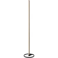 Lucide BRAGA - Vloerlamp - Ø 30 cm - LED Dimb. - 1x22W 2700K/4000K - Koffie
