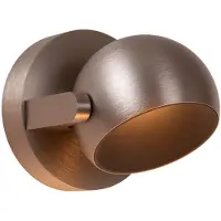 Lucide ESFERA - Plafondspot - Ø 11,2 cm - LED Dimb. - 1x11W 2700K - Grijs ijzer