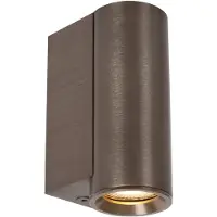Lucide Dupla Wandlamp Coffee