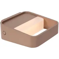 Lucide SILVI - Oplaadbare Wandlamp - Accu/Batterij - LED Dimb. - 1x3,7W 2700K - Koffie - Premium