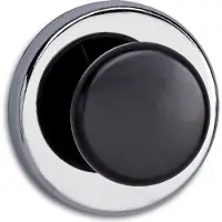 MAUL Krachtmagneet (Ø x h) 67 mm x 33 mm Rond, Met knop Zilver, Zwart 1 stuk(s) 6155096